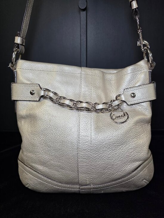 Coach Handbags - Coach Convertible Chain Duffle Crossbody No. C1275-F19722